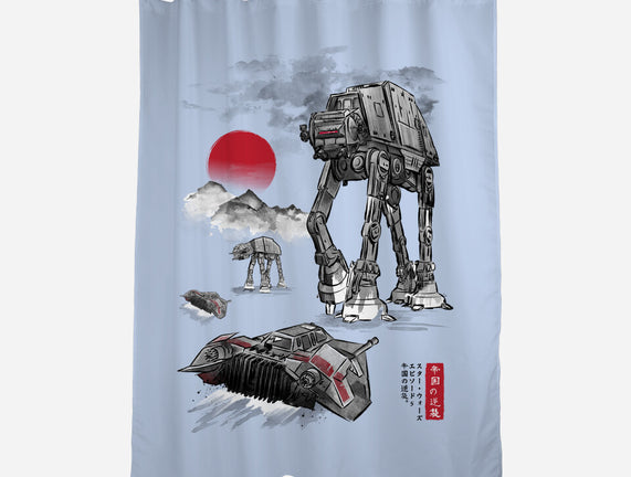 Defense Of Echo Base Sumi-e