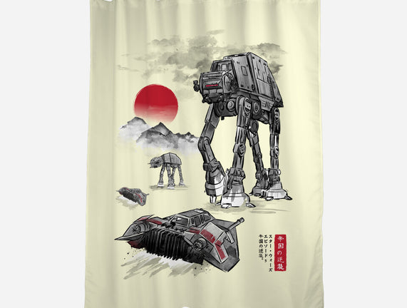 Defense Of Echo Base Sumi-e