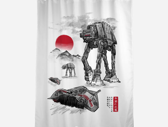 Defense Of Echo Base Sumi-e