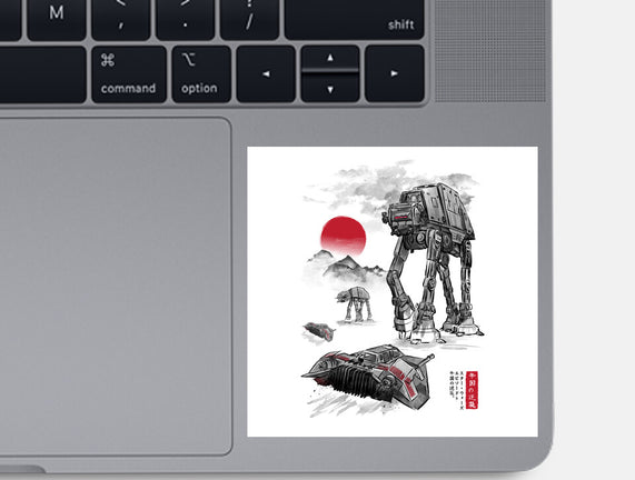 Defense Of Echo Base Sumi-e