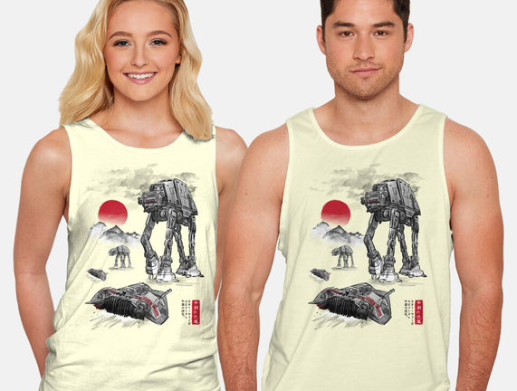 Defense Of Echo Base Sumi-e