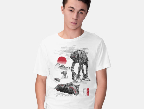 Defense Of Echo Base Sumi-e