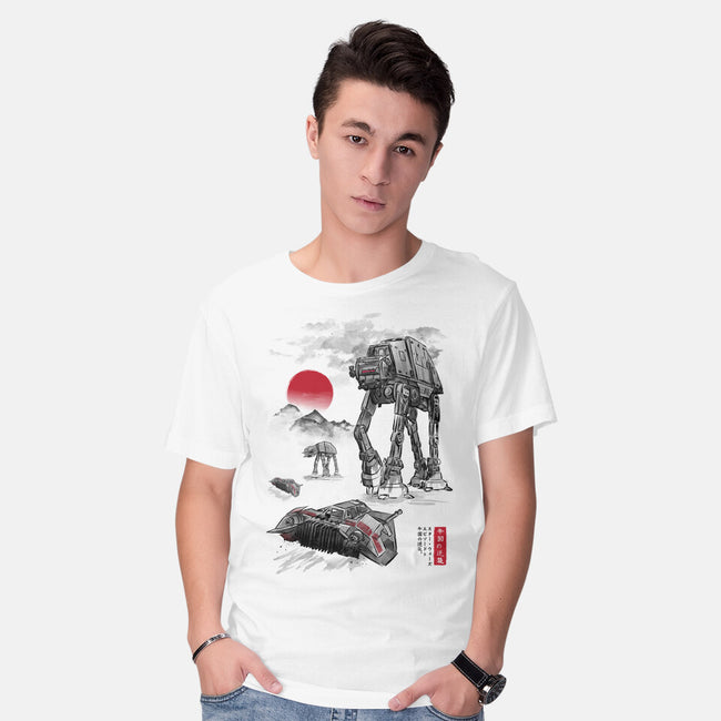 Defense Of Echo Base Sumi-e-Mens-Basic-Tee-DrMonekers