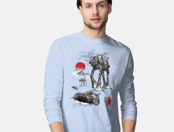 Defense Of Echo Base Sumi-e