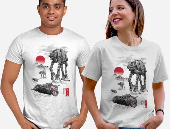 Defense Of Echo Base Sumi-e