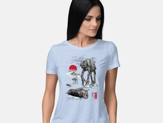 Defense Of Echo Base Sumi-e