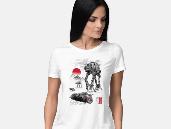 Defense Of Echo Base Sumi-e
