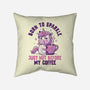 Born To Sparkle Just Not Before Coffee-None-Removable Cover w Insert-Throw Pillow-koalastudio