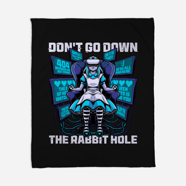 Girl Cyberpunk Adventure-None-Fleece-Blanket-Studio Mootant