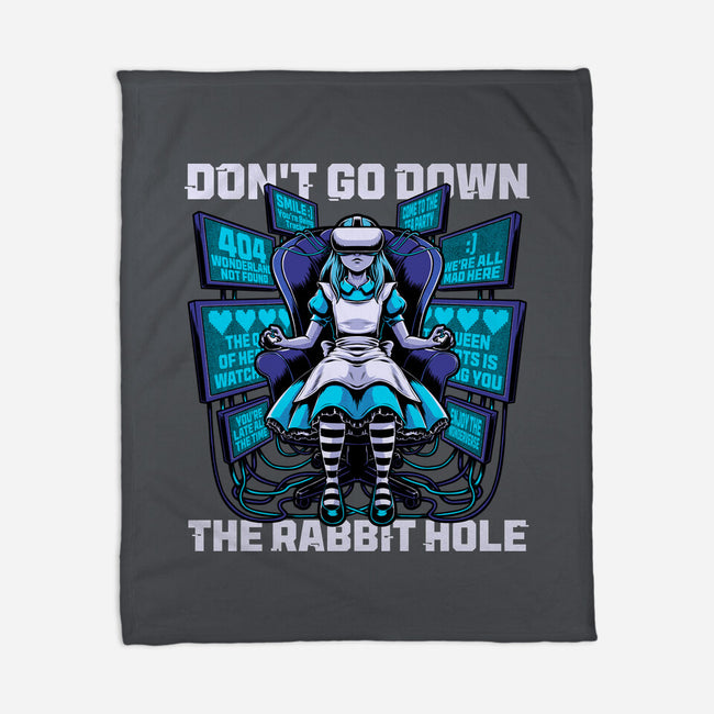 Girl Cyberpunk Adventure-None-Fleece-Blanket-Studio Mootant