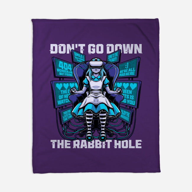 Girl Cyberpunk Adventure-None-Fleece-Blanket-Studio Mootant