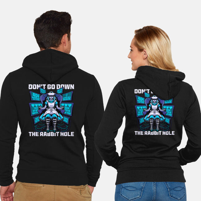 Girl Cyberpunk Adventure-Unisex-Zip-Up-Sweatshirt-Studio Mootant