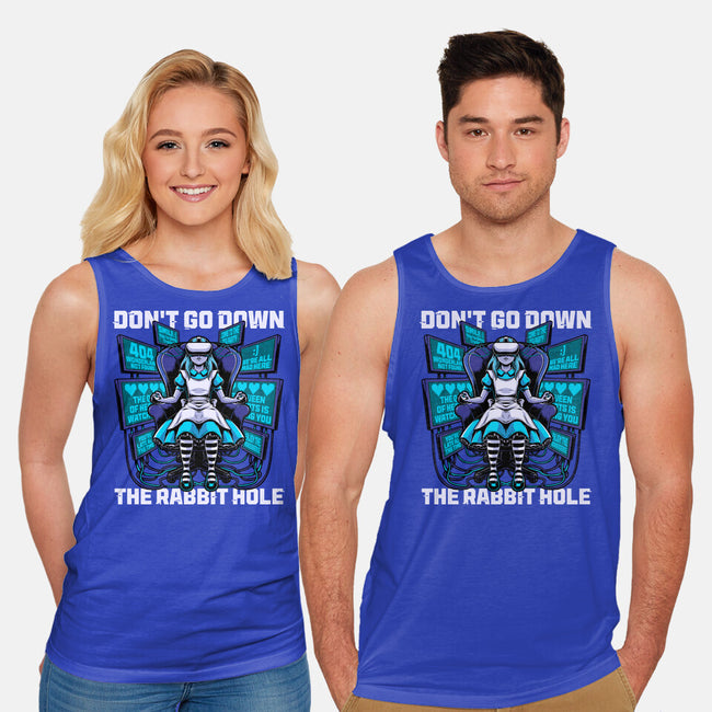 Girl Cyberpunk Adventure-Unisex-Basic-Tank-Studio Mootant