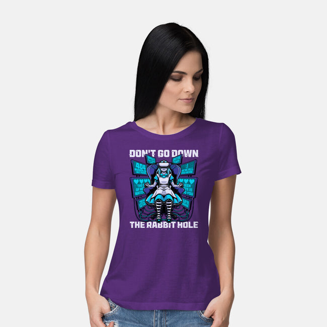 Girl Cyberpunk Adventure-Womens-Basic-Tee-Studio Mootant
