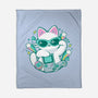 90s Cute Cat-None-Fleece-Blanket-xMorfina