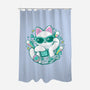 90s Cute Cat-None-Polyester-Shower Curtain-xMorfina