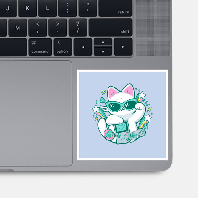 90s Cute Cat-None-Glossy-Sticker-xMorfina