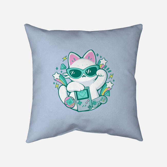 90s Cute Cat-None-Removable Cover w Insert-Throw Pillow-xMorfina
