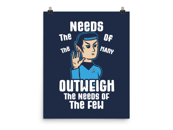 Needs Of The Many