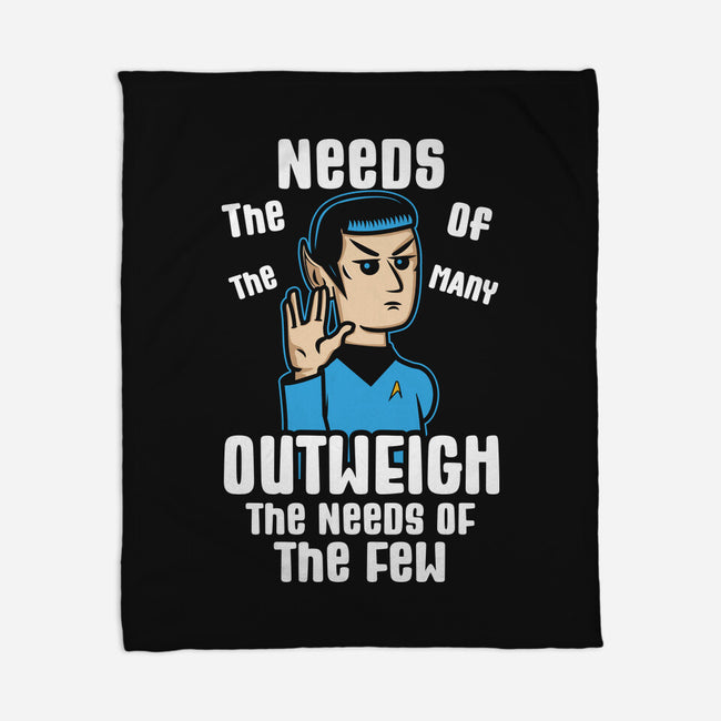 Needs Of The Many-None-Fleece-Blanket-piercek26