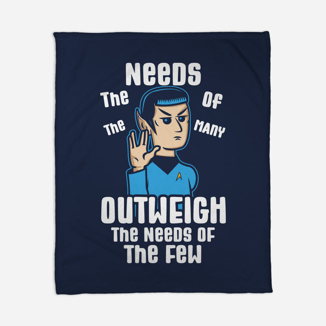Needs Of The Many-None-Fleece-Blanket-piercek26