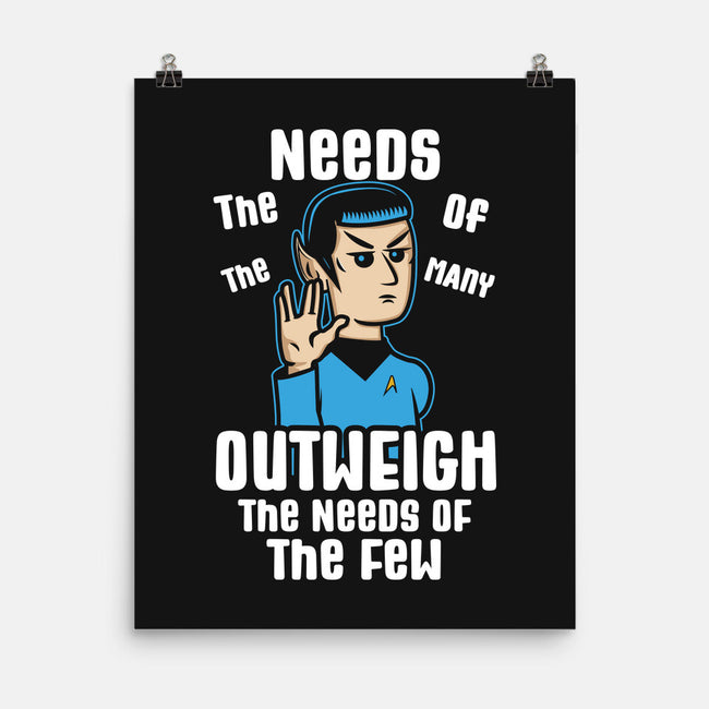 Needs Of The Many-None-Matte-Poster-piercek26