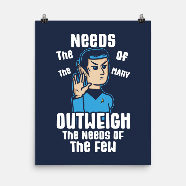 Needs Of The Many-None-Matte-Poster-piercek26