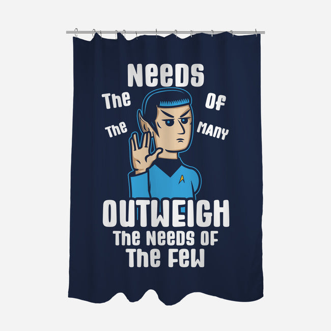 Needs Of The Many-None-Polyester-Shower Curtain-piercek26