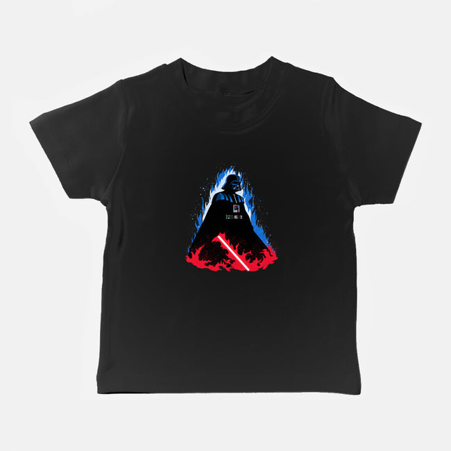 Vader Ascends-Baby-Basic-Tee-MaxoArt