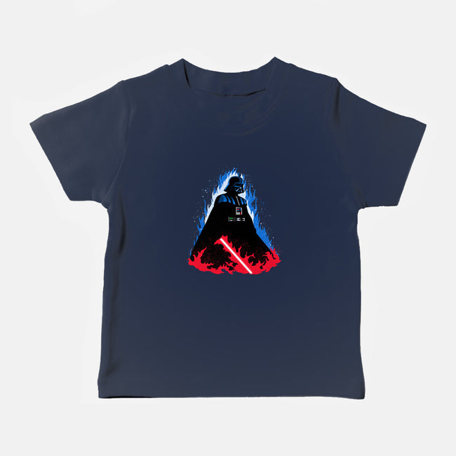 Vader Ascends-Baby-Basic-Tee-MaxoArt