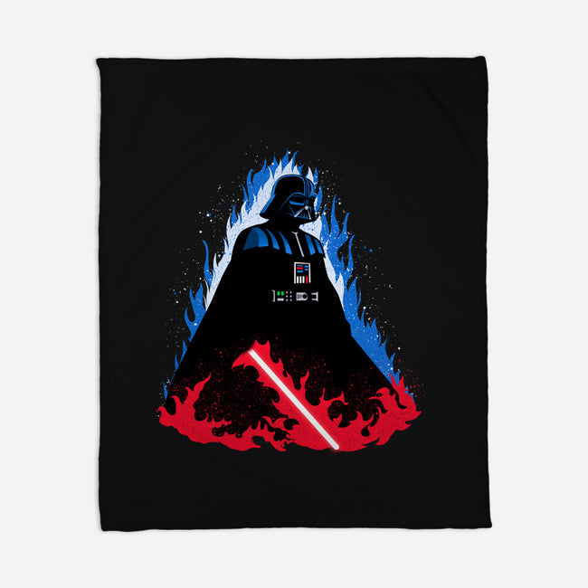Vader Ascends-None-Fleece-Blanket-MaxoArt