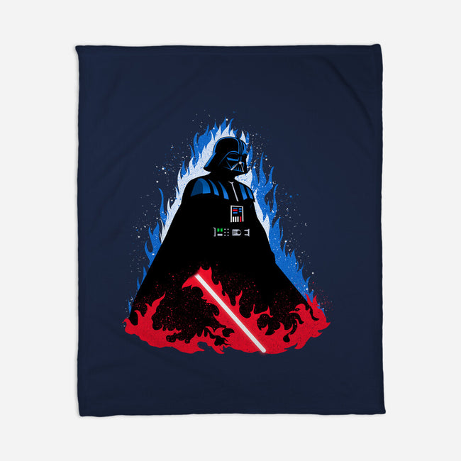 Vader Ascends-None-Fleece-Blanket-MaxoArt