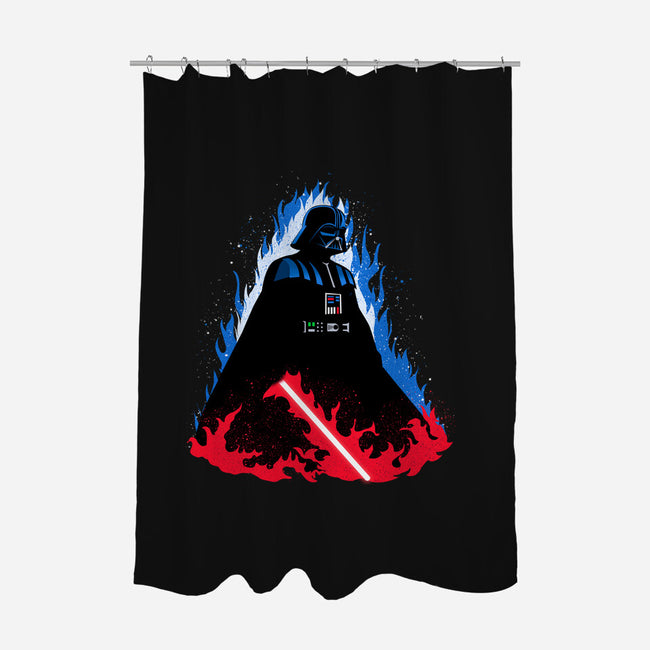 Vader Ascends-None-Polyester-Shower Curtain-MaxoArt
