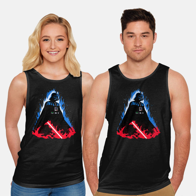 Vader Ascends-Unisex-Basic-Tank-MaxoArt