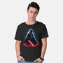 Vader Ascends-Mens-Basic-Tee-MaxoArt