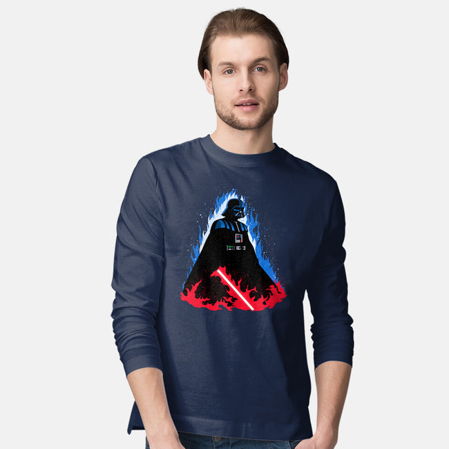 Vader Ascends-Mens-Long Sleeved-Tee-MaxoArt