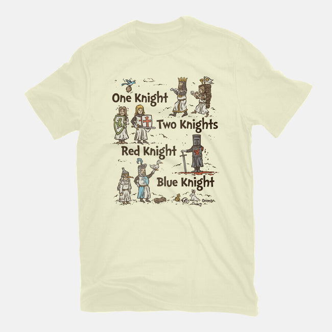 Red Knight Blue Knight-Mens-Basic-Tee-kg07