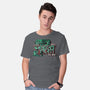 Welcome To Fright Night-Mens-Basic-Tee-goodidearyan