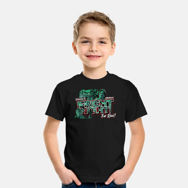 Welcome To Fright Night-Youth-Basic-Tee-goodidearyan