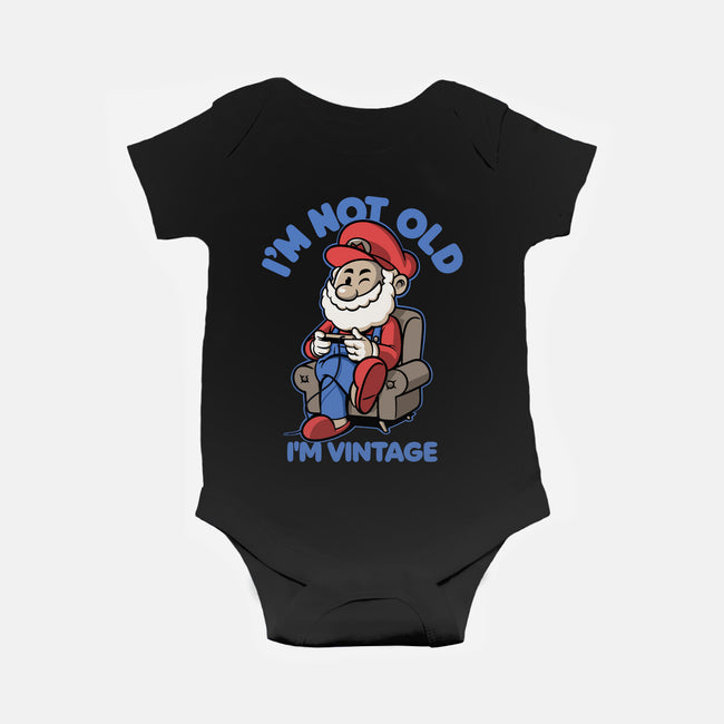 I Am Just Vintage-Baby-Basic-Onesie-Popnotic