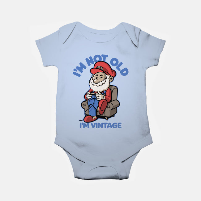 I Am Just Vintage-Baby-Basic-Onesie-Popnotic