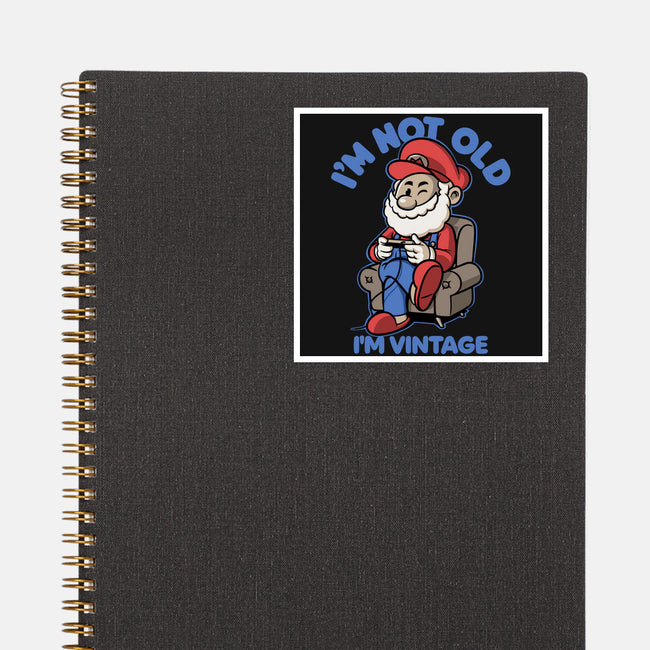 I Am Just Vintage-None-Glossy-Sticker-Popnotic
