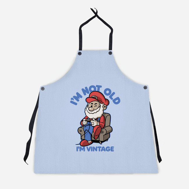 I Am Just Vintage-Unisex-Kitchen-Apron-Popnotic