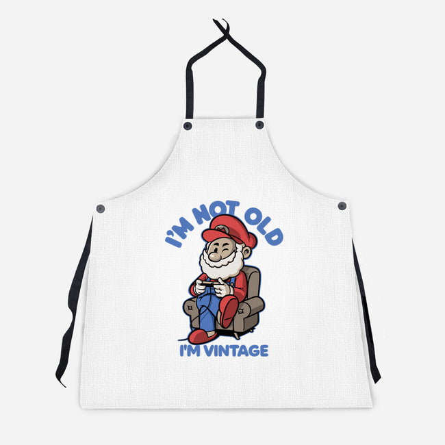 I Am Just Vintage-Unisex-Kitchen-Apron-Popnotic
