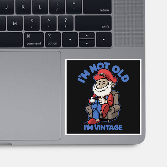 I Am Just Vintage-None-Glossy-Sticker-Popnotic