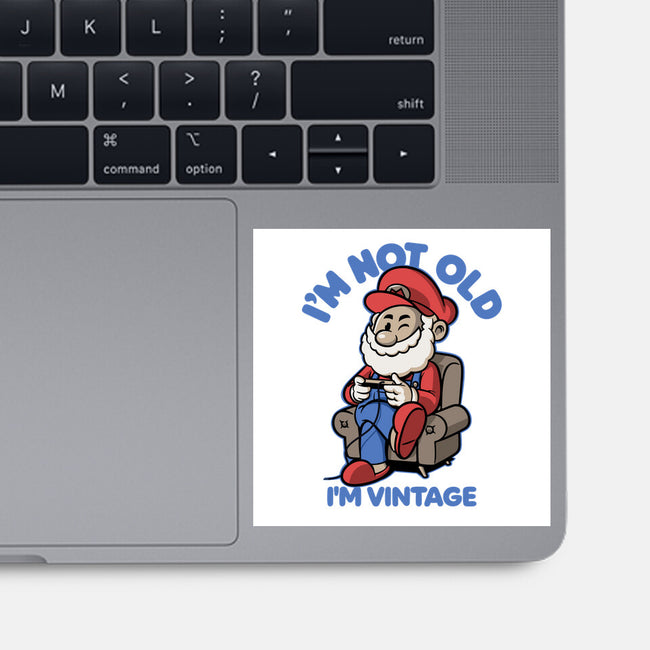 I Am Just Vintage-None-Glossy-Sticker-Popnotic