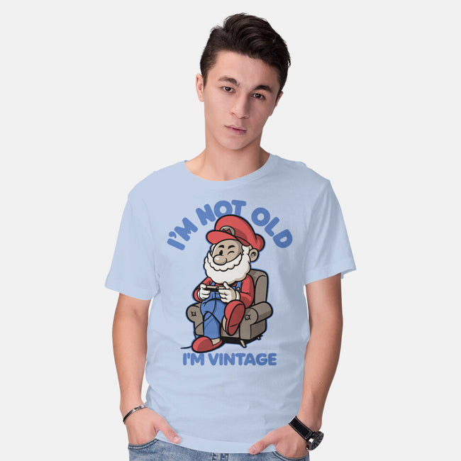 I Am Just Vintage-Mens-Basic-Tee-Popnotic