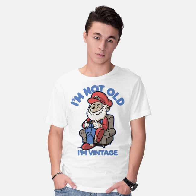 I Am Just Vintage-Mens-Basic-Tee-Popnotic