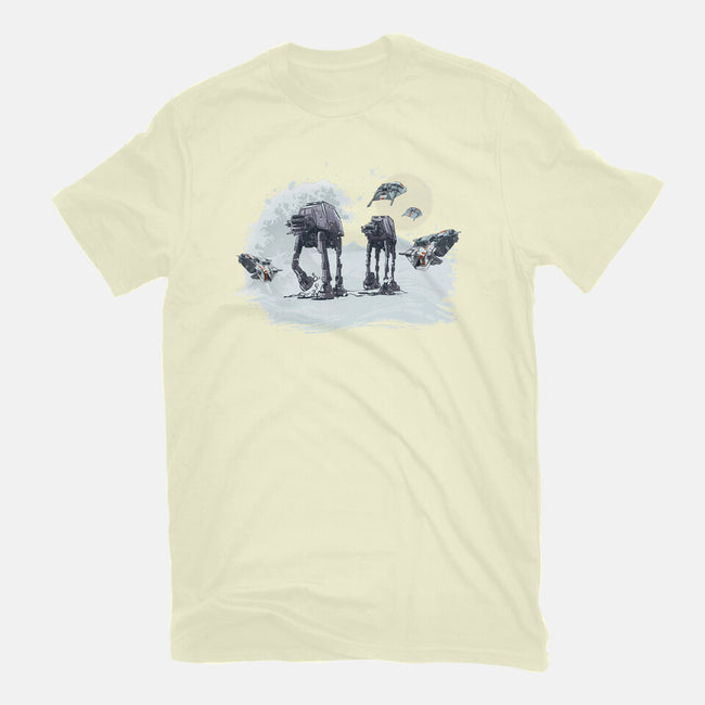 The Great Wave Of Snow-Mens-Basic-Tee-zascanauta