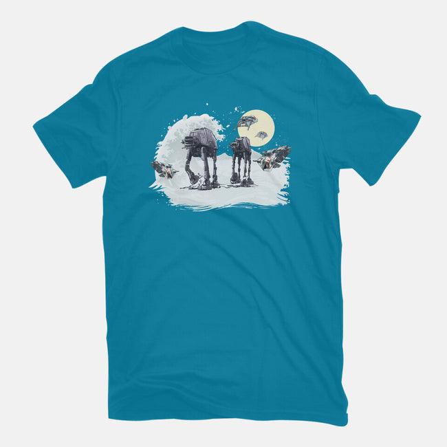 The Great Wave Of Snow-Mens-Basic-Tee-zascanauta